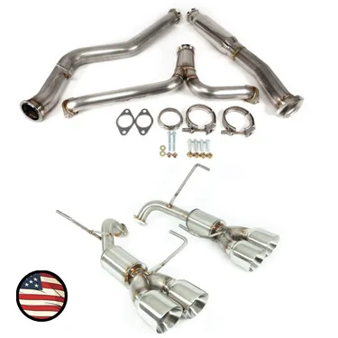 Nameless Catback Exhaust - 4" Muffler - 4" Double Wall Tips