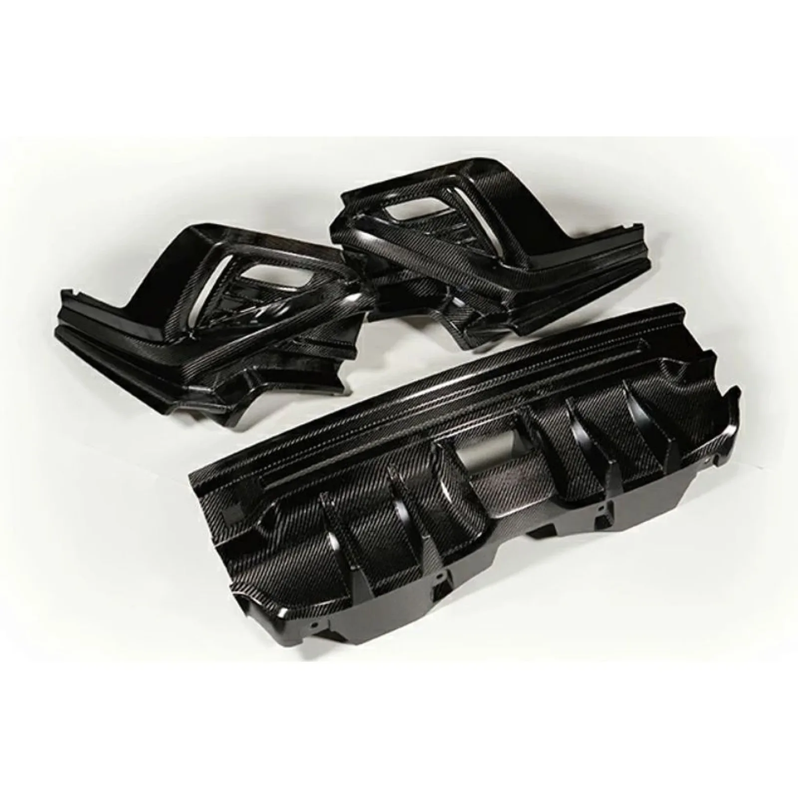 Noble Type Alpha Dry Carbon Fiber Rear Bumper Cover