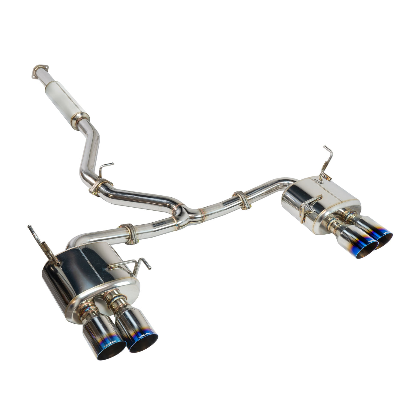 Remark Sports Touring Exhaust w/ Resonator (4" Catback)