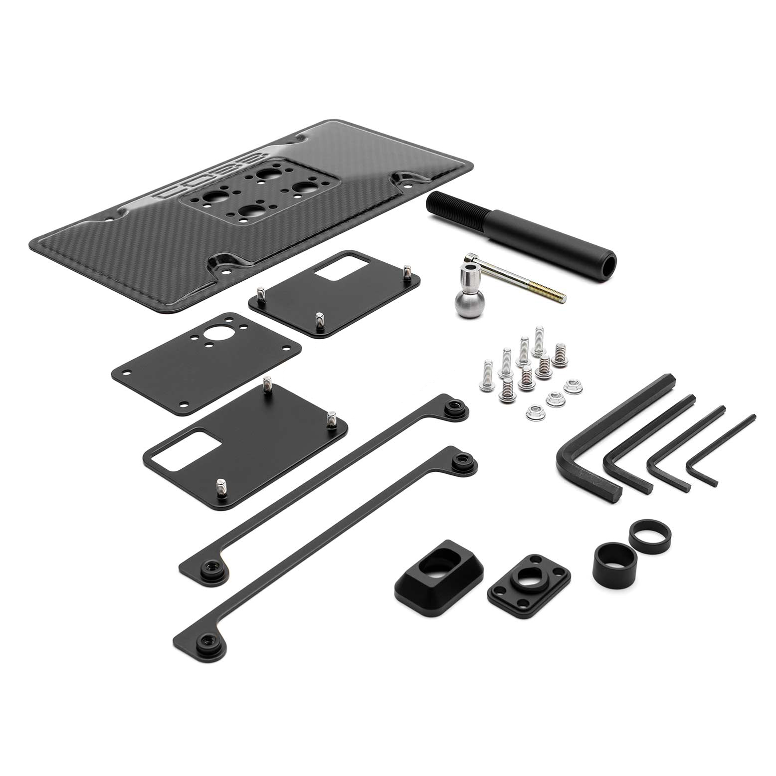 COBB Redline Carbon Fiber License Plate Relocation Mount